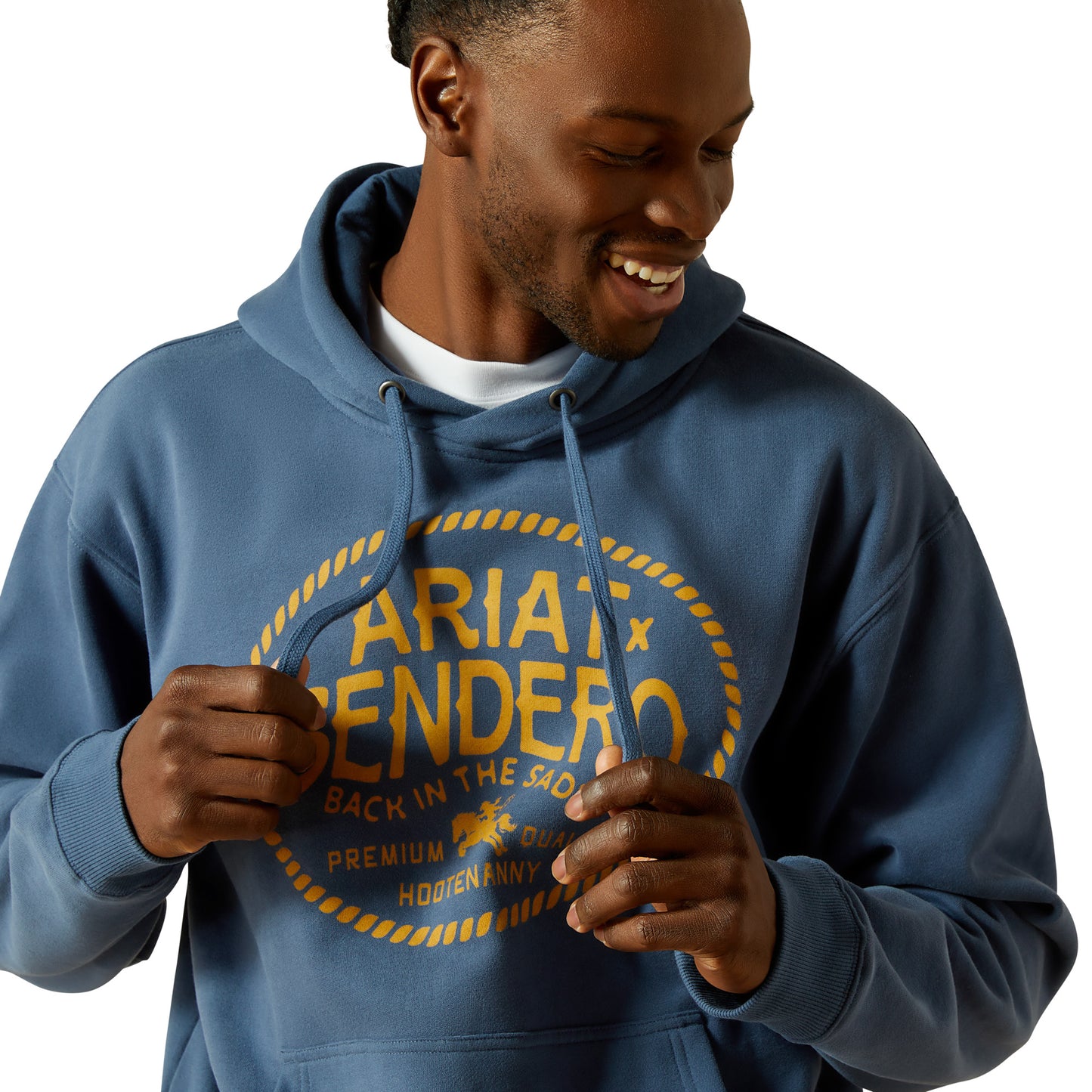 Ariat Sendero Back In The Saddle Dark Denim Hoodie 10062505