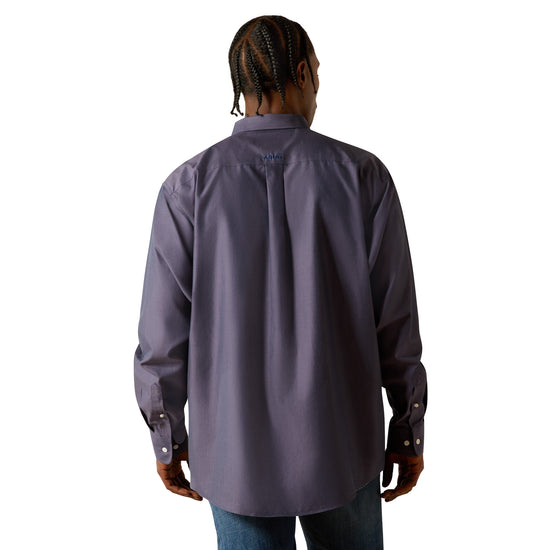 Ariat Men's Wrinkle Free Pinpoint Oxford Button Down Shirt 10062527