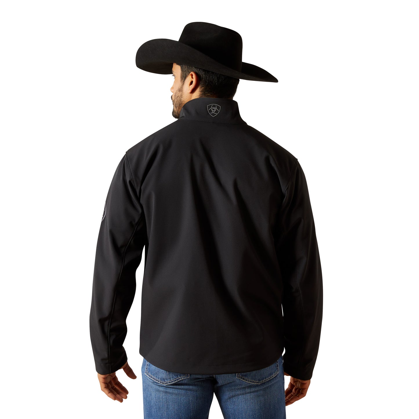 Ariat Men's Phantom Grey Southwest Logo Softshell Jacket 10062586