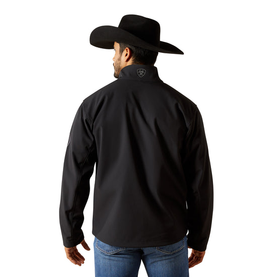 Ariat Men's Phantom Grey Southwest Logo Softshell Jacket 10062586