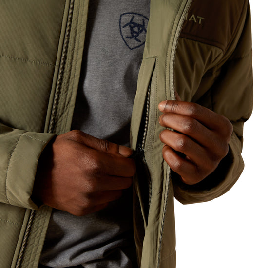 Ariat Men's Crius Hooded Green Insulated Jacket 10062677