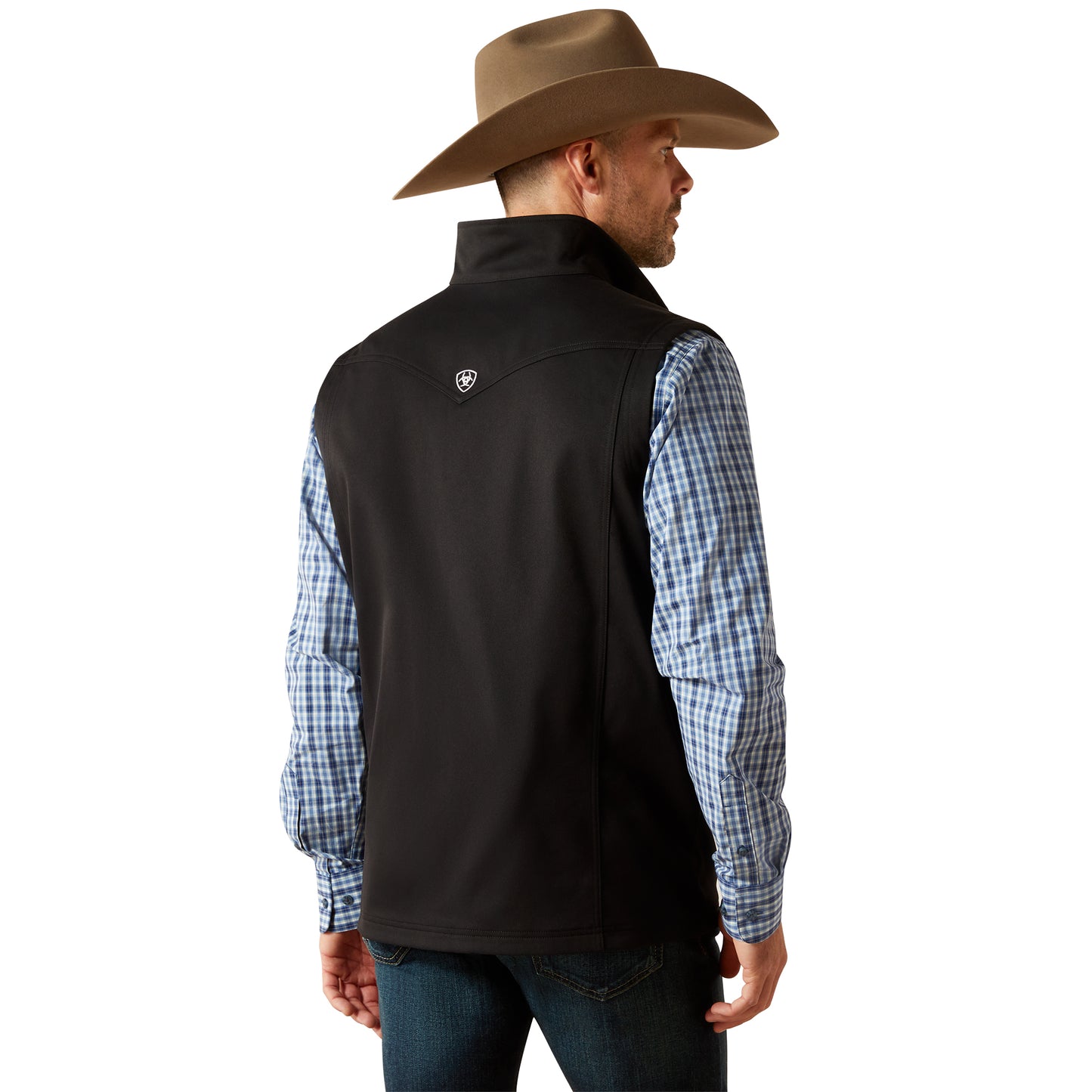 Ariat Men's Sentinel Black Water Repellent Zip Vest 10062822