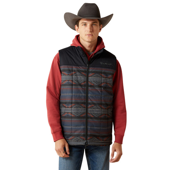 Ariat Men's Crius Southwestern Rust Insulated Vest 10062898