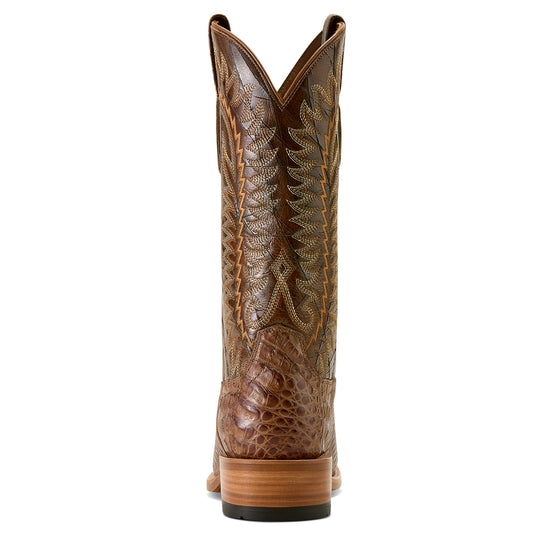 Ariat Men's Futurity Finalist Natural Caiman Belly Western Boot 10063766