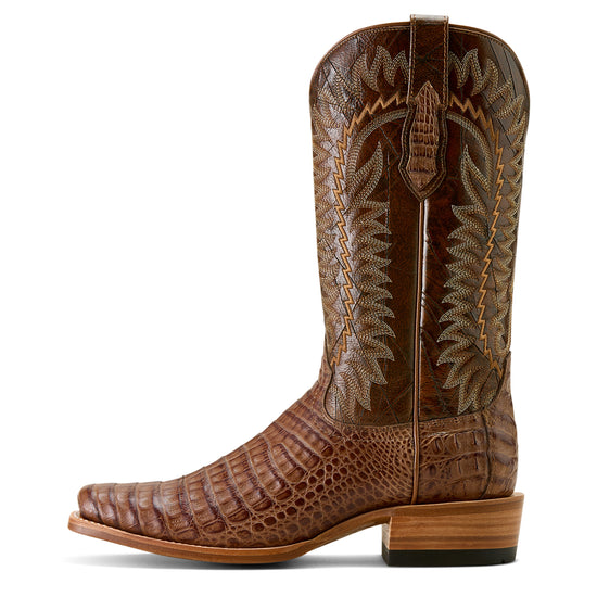 Ariat Men's Futurity Finalist Natural Caiman Belly Western Boot 10063766