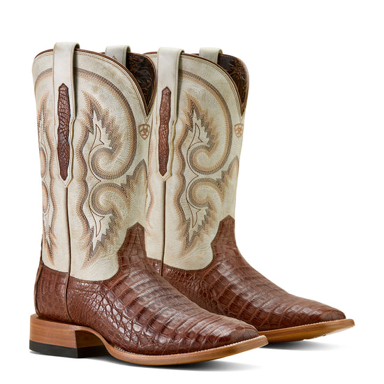 Ariat Men's Classic Callen Whiskey Caiman Belly Western Boots 10063773