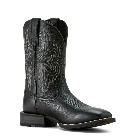 Ariat Men's Western Big Rig Black Deertan Cowboy Boot 10063870