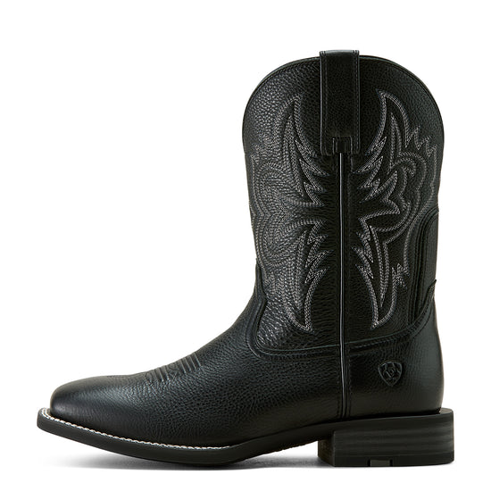Ariat Men's Western Big Rig Black Deertan Cowboy Boot 10063870