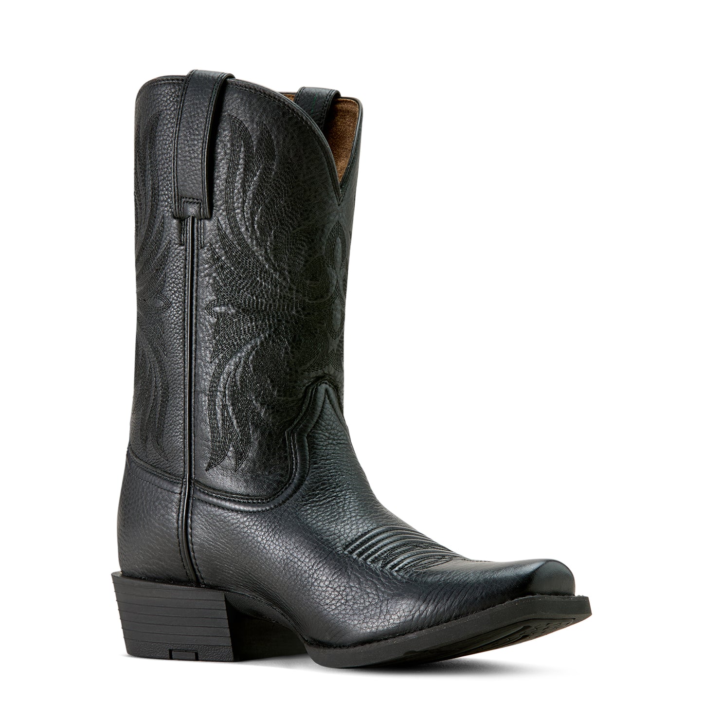 Ariat Men's Sport Narrow Cutter Toe Black Deertan Cowboy Boots 10063960
