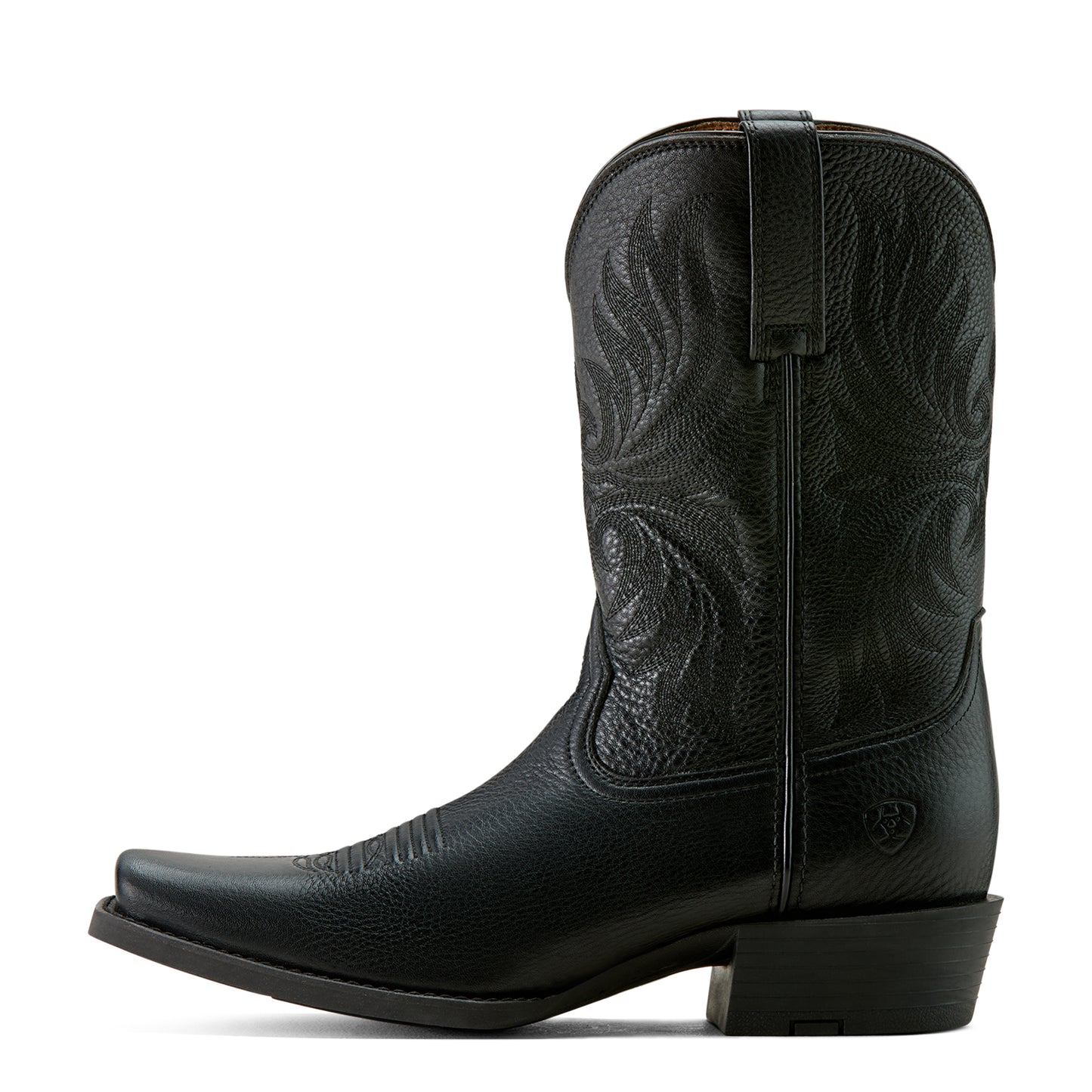 Ariat Men's Sport Narrow Cutter Toe Black Deertan Cowboy Boots 10063960