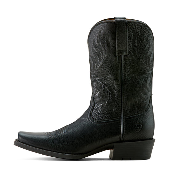 Ariat Men's Sport Narrow Cutter Toe Black Deertan Cowboy Boots 10063960