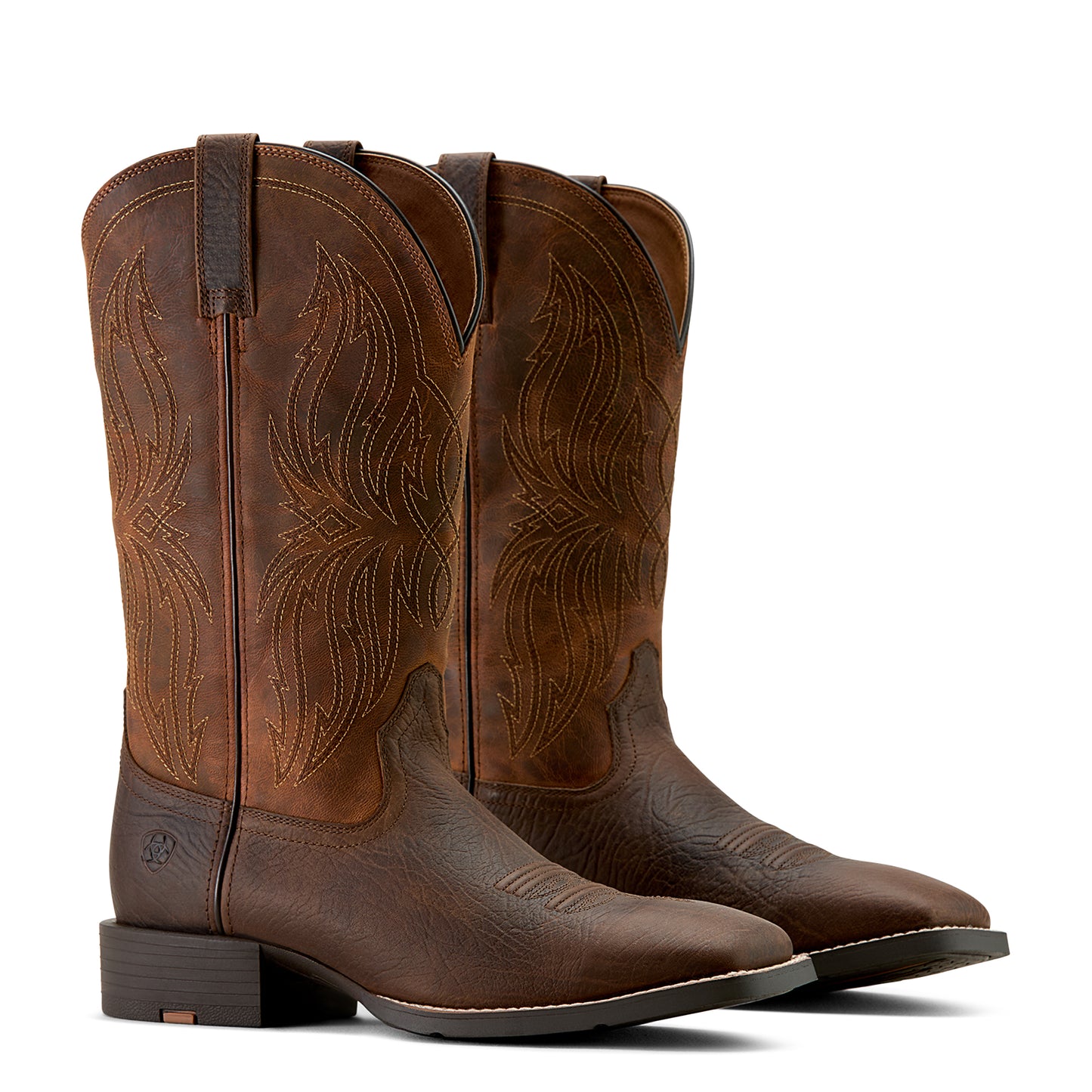 Ariat Men's Sport Rustler Toffee Hippo Print Western Boot 10063985