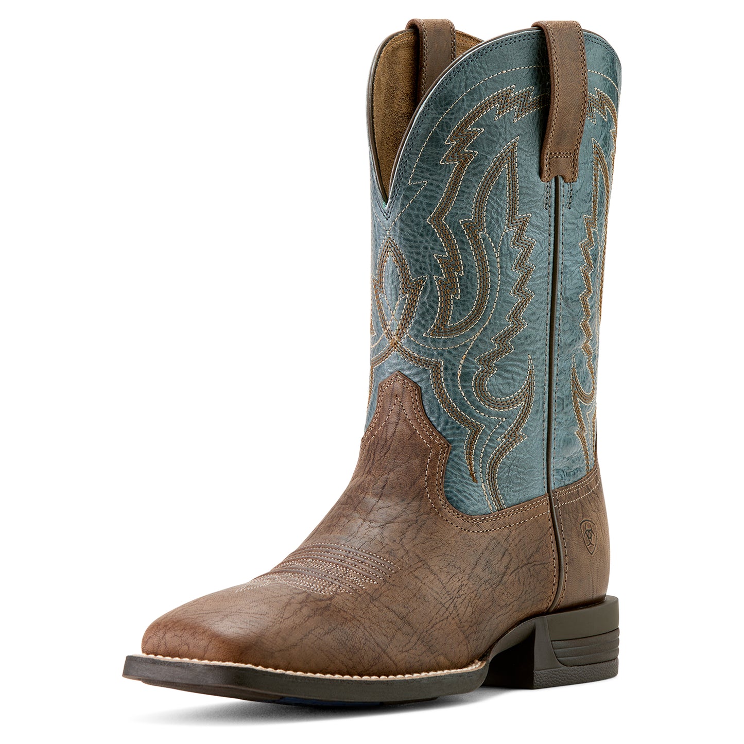 Ariat Men's Steadfast Dusk Brown Wide Square Toe Western Boot 10064004