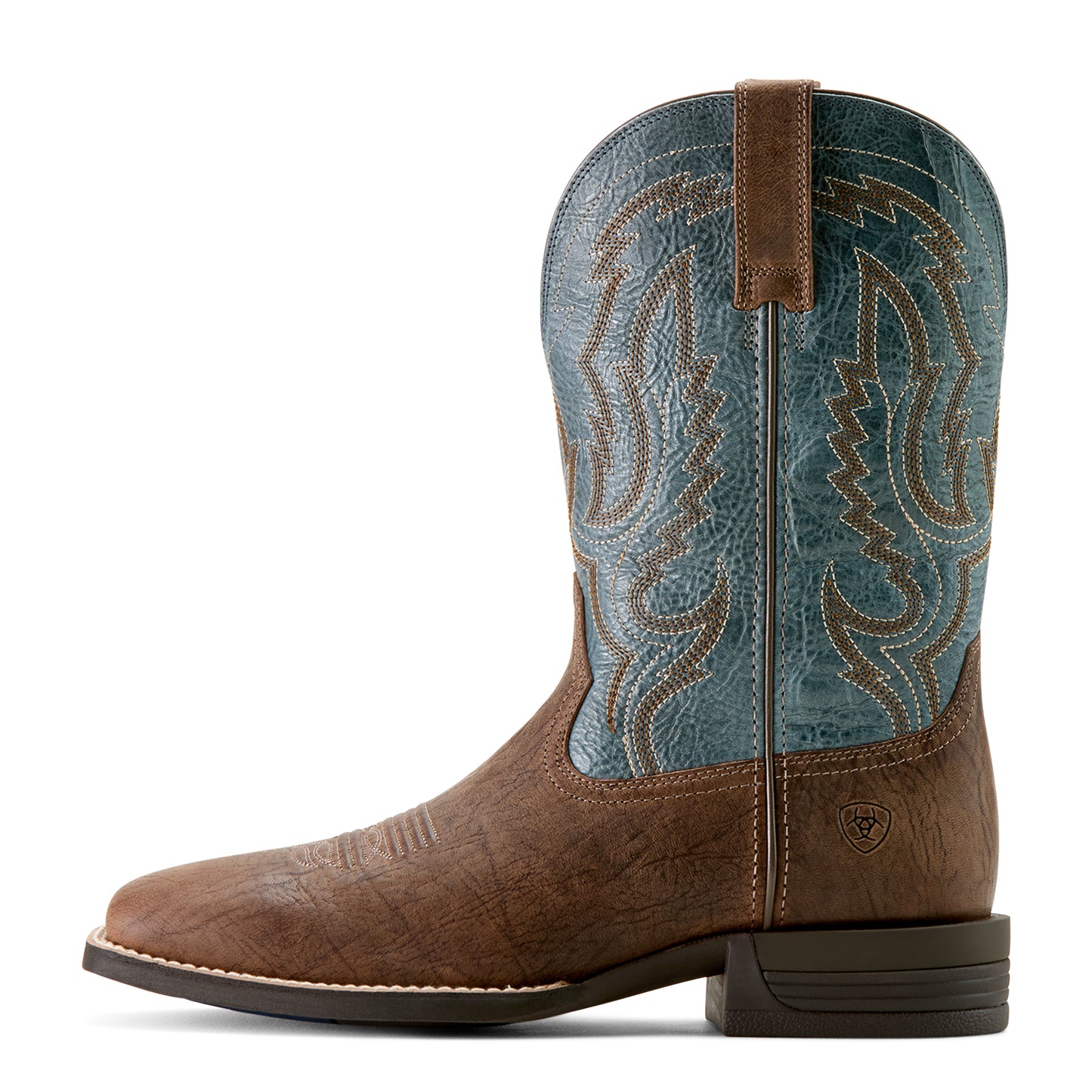 Ariat Men's Steadfast Dusk Brown Wide Square Toe Western Boot 10064004