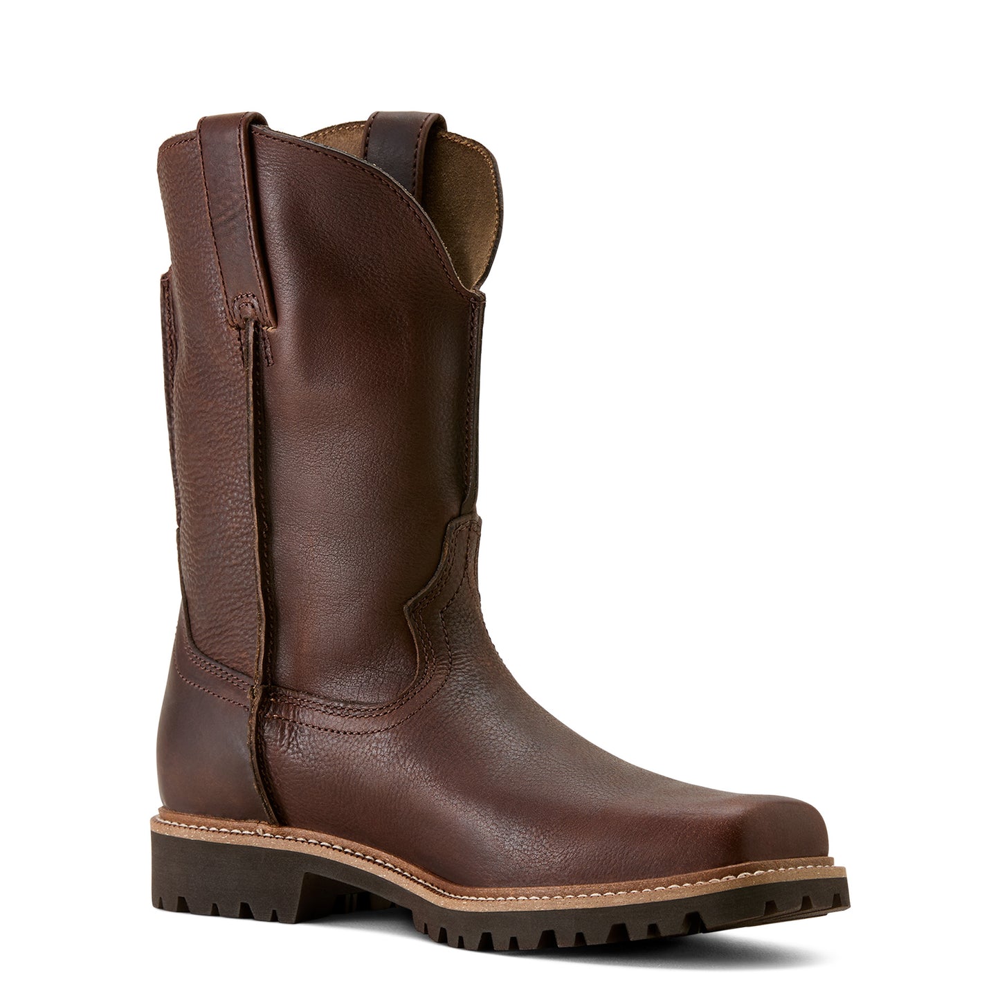 Ariat Men's Stoney Creek Havana Brown Square Toe Western Boot 10064036