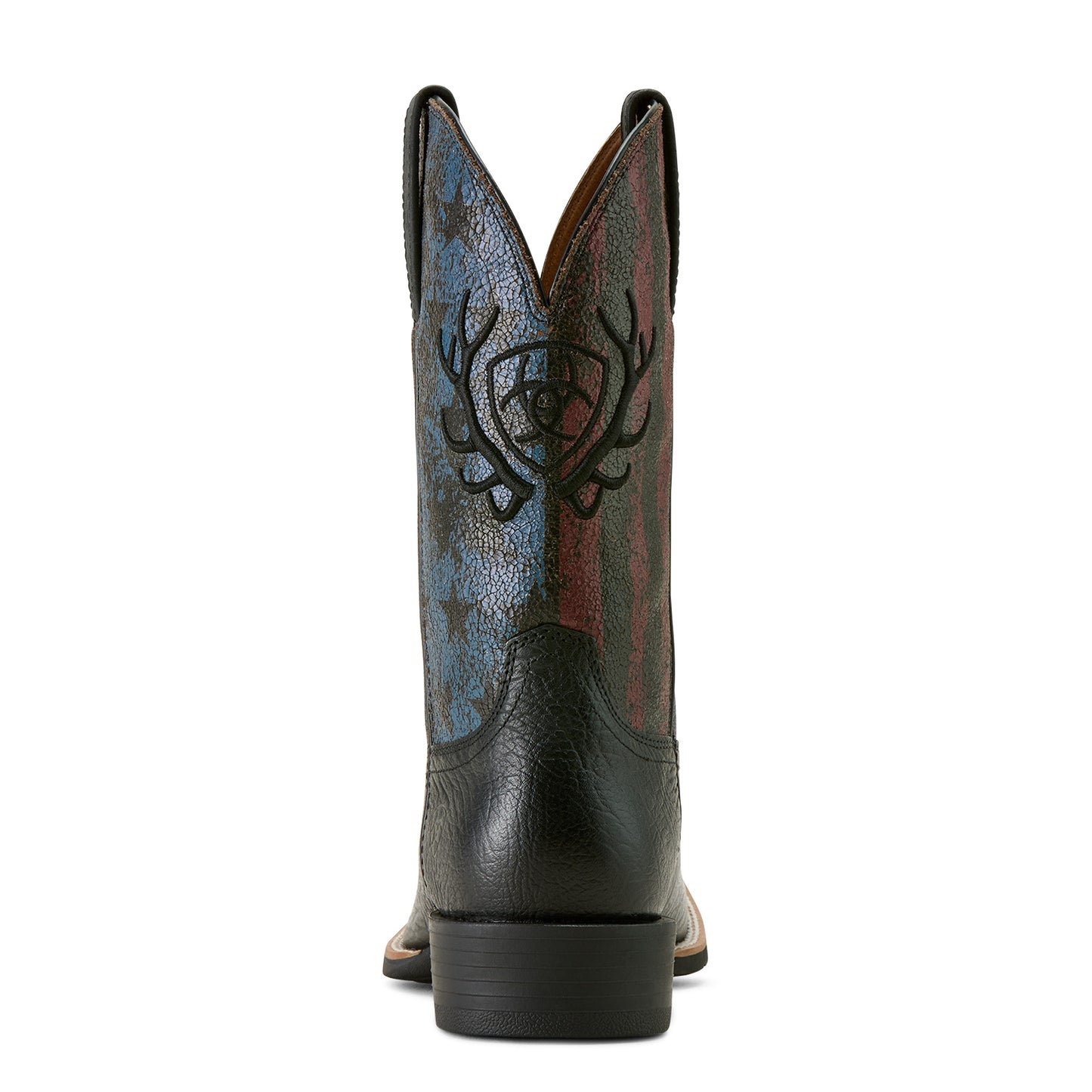 Ariat Men's Sport Liberty Antler Black Hippo Print Western Boot 10064048
