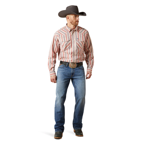 Ariat Men's Pro Series Flynn Classic Fit Cream Snap Shirt 10065783