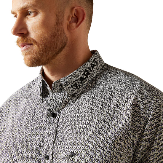 Ariat Men's Team Pablo White & Black Classic Fit Shirt 10065815