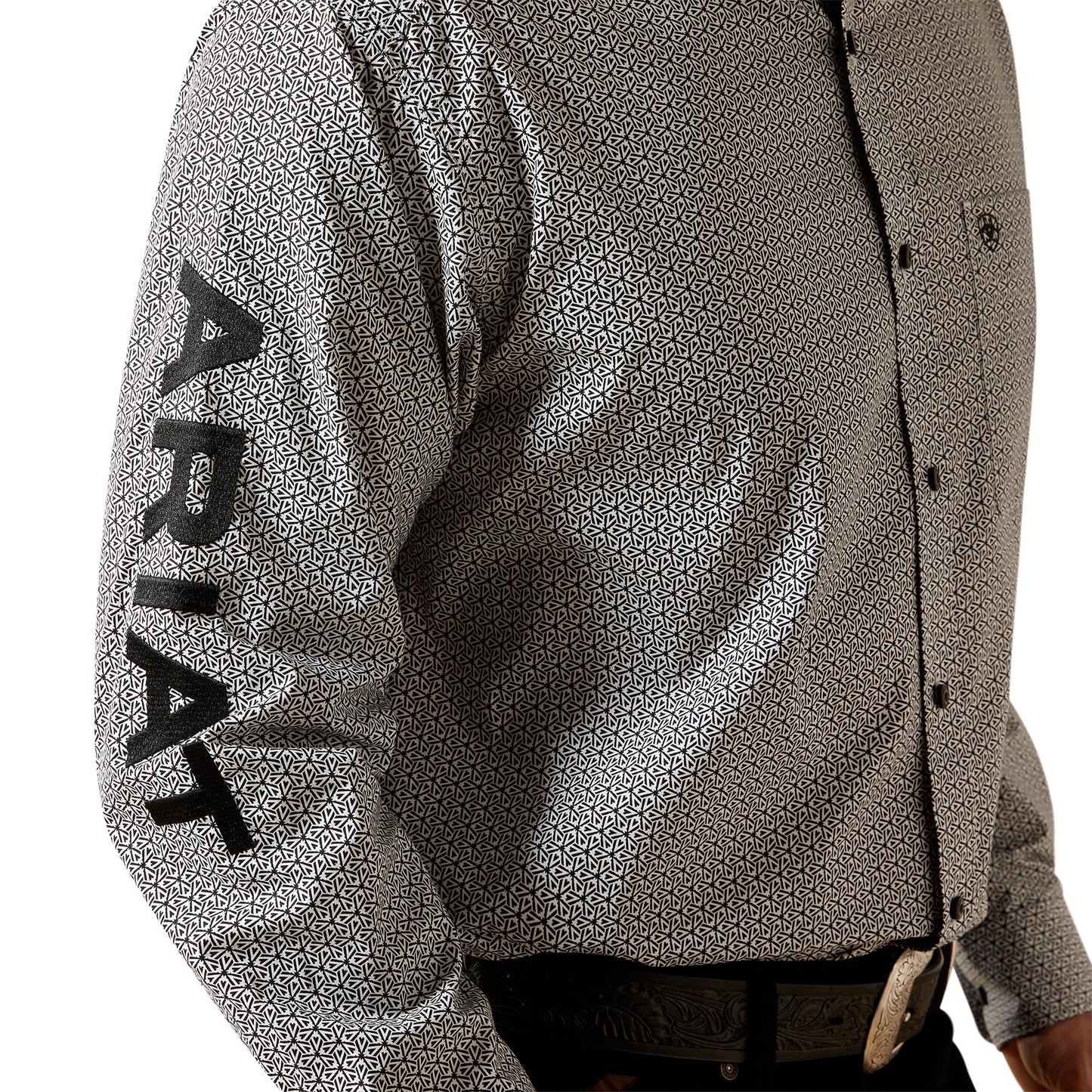 Ariat Men's Team Pablo White & Black Classic Fit Shirt 10065815