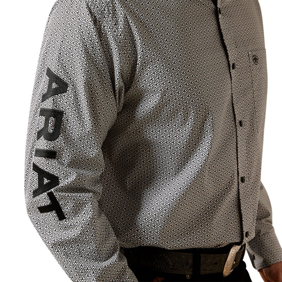 Ariat Men's Team Pablo White & Black Classic Fit Shirt 10065815