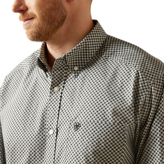 Ariat Men's Tristan Grey Classic Fit Button Down Shirt 10065854