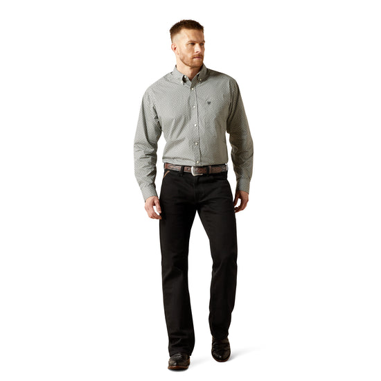 Ariat Men's Tristan Grey Classic Fit Button Down Shirt 10065854