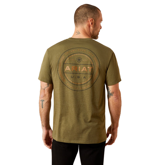 Ariat Men's Ropers Seal Military Heather T-Shirt 10065888