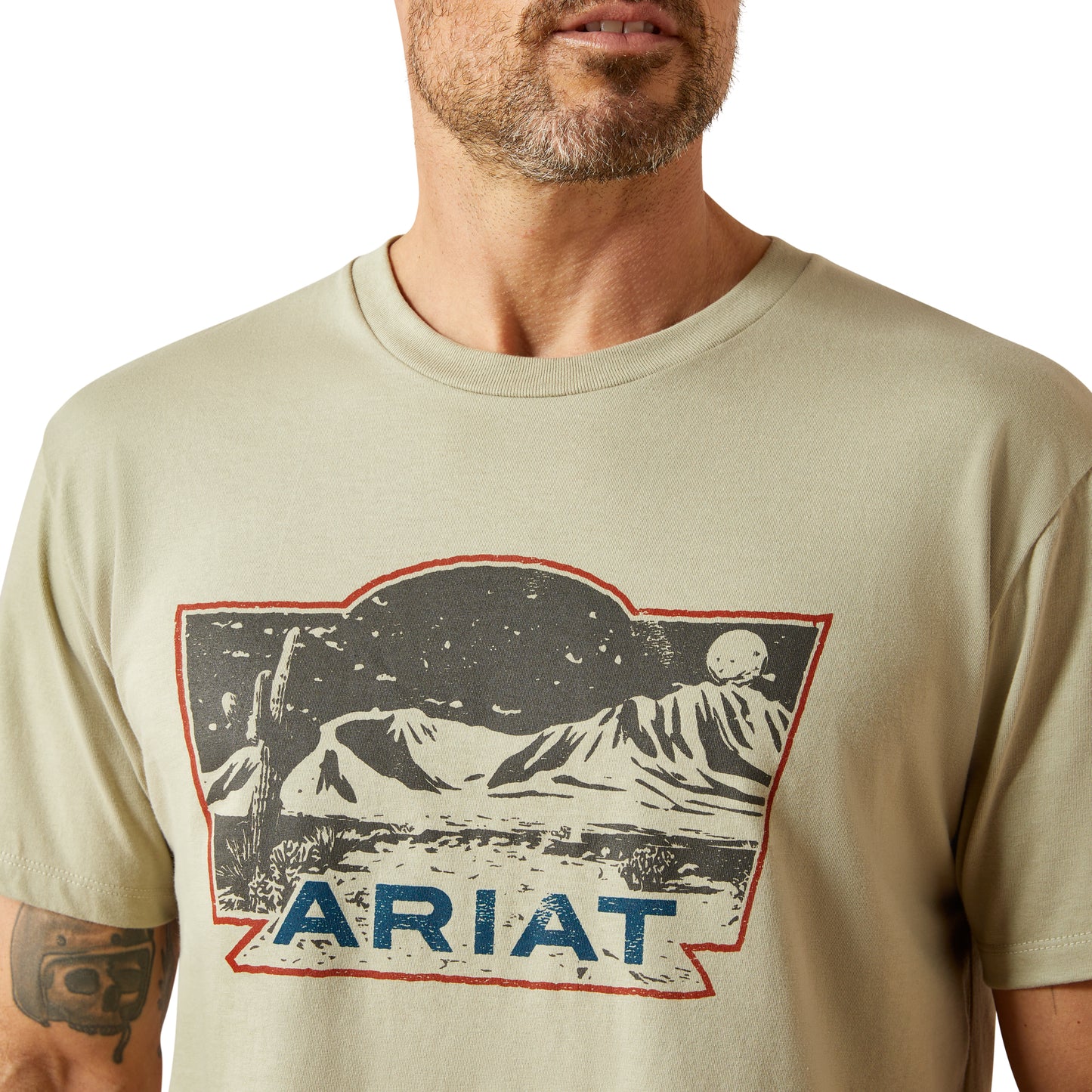 Ariat Men's Stamped Landscape Elm Green T-Shirt 10065889