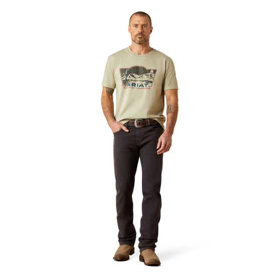 Ariat Men's Stamped Landscape Elm Green T-Shirt 10065889