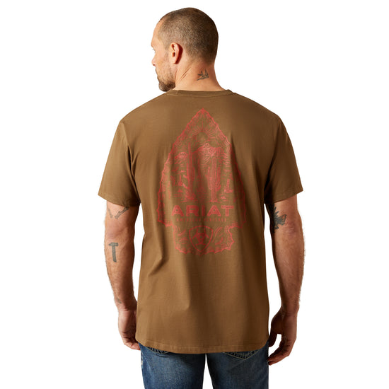 Ariat Men's Teak Stone Arrowhead Graphic T-Shirt 10065890