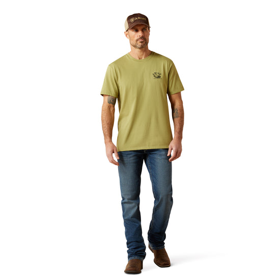 Ariat Men's Rattler Warning Tent Green T-Shirt 10065894