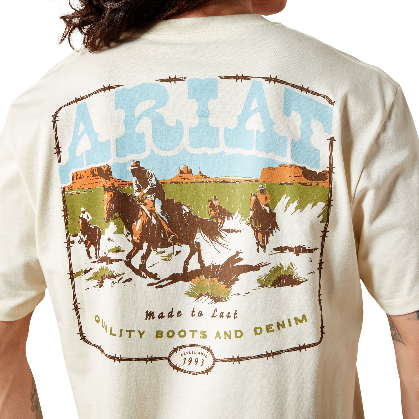 Ariat Men's Turtledove Pulp Western T-Shirt 10065901