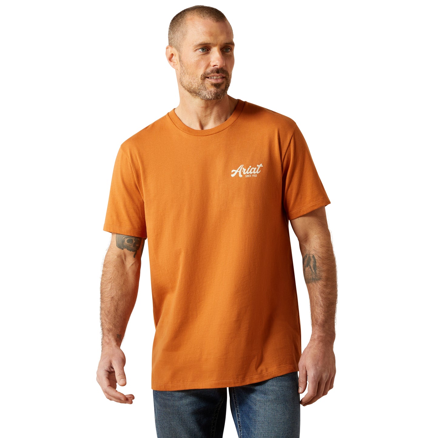 Ariat Men's Adobe Orange Coyote Country T-Shirt 10065902