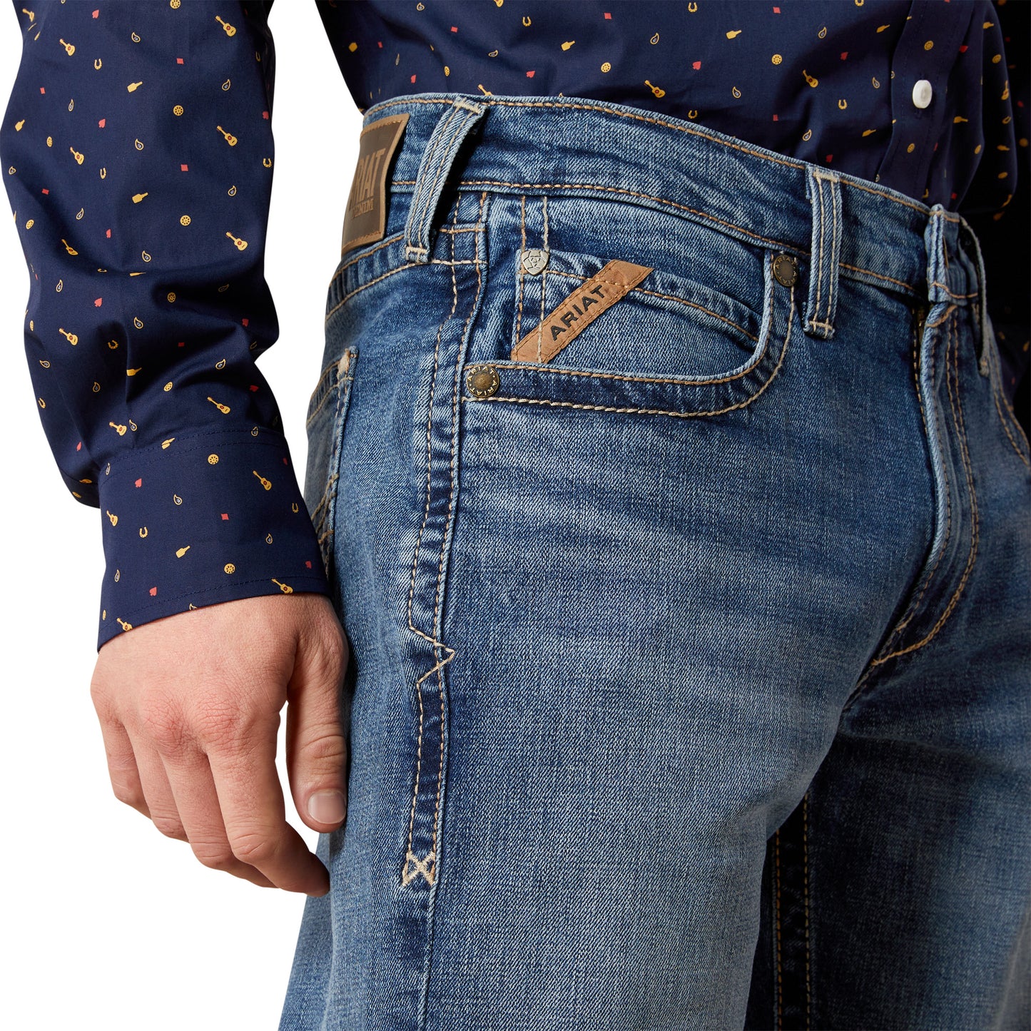 Ariat Men's M5 Straight Calico Carlos Straight Leg Jean 10065925