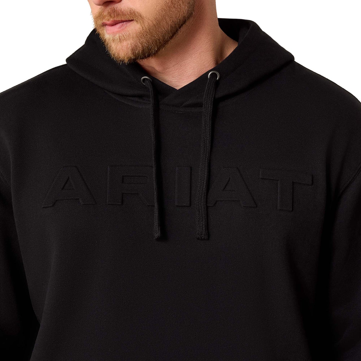 Ariat Men's Embossed Logo Black Hoodie 10073716