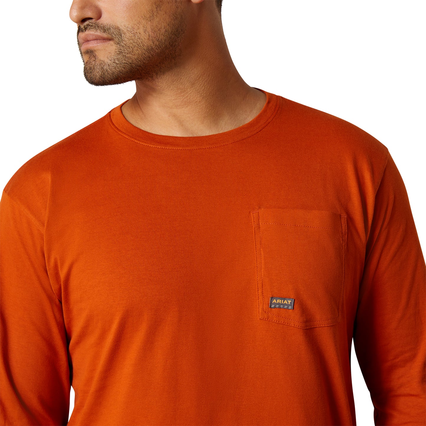 Ariat Men's Rebar Cotton Strong Potter's Clay WHLF T-Shirt 10062269