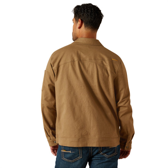 Ariat Men's Rebar Made Tough Khaki Shop Jacket 10062289