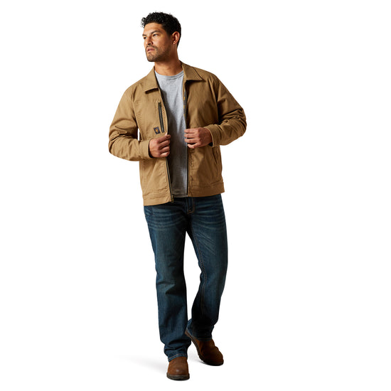 Ariat Men's Rebar Made Tough Khaki Shop Jacket 10062289