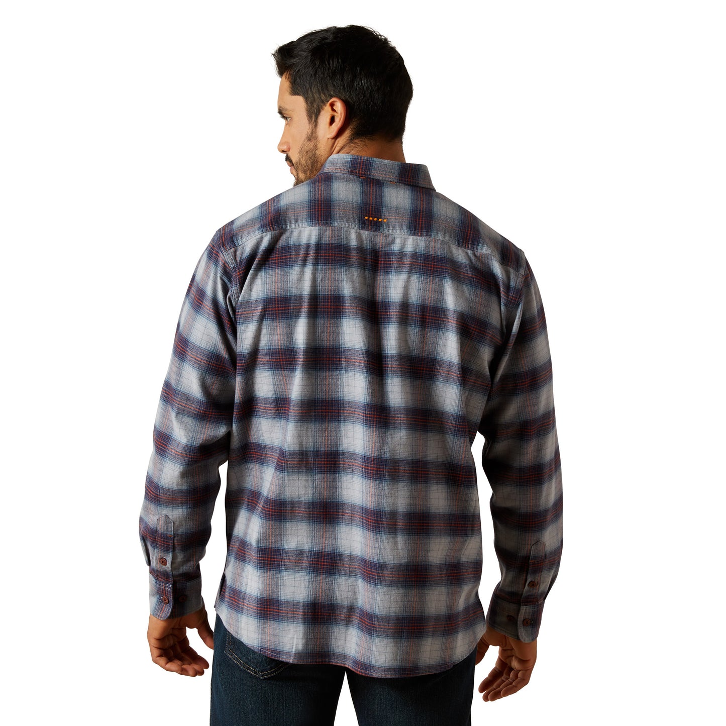 Ariat Men's Rebar Monument Flannel DuraStretch Work Shirt 10062533