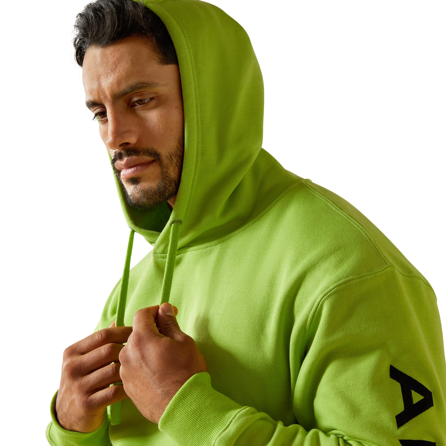 Ariat Men's Rebar Graphic Lime Hoodie 10062546