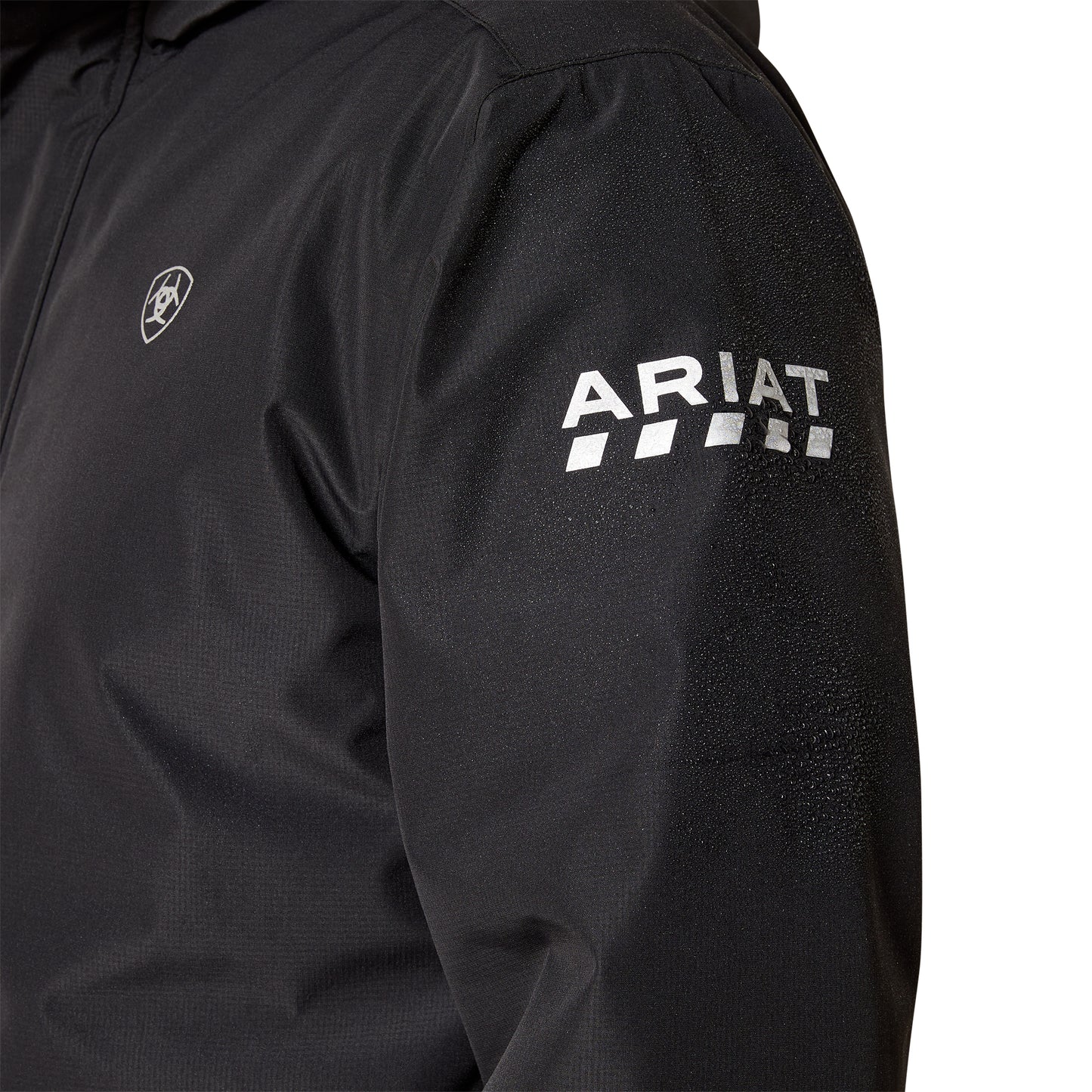 Ariat Men's Rebar Stormshell Black Lightweight Waterproof Jacket 10062664