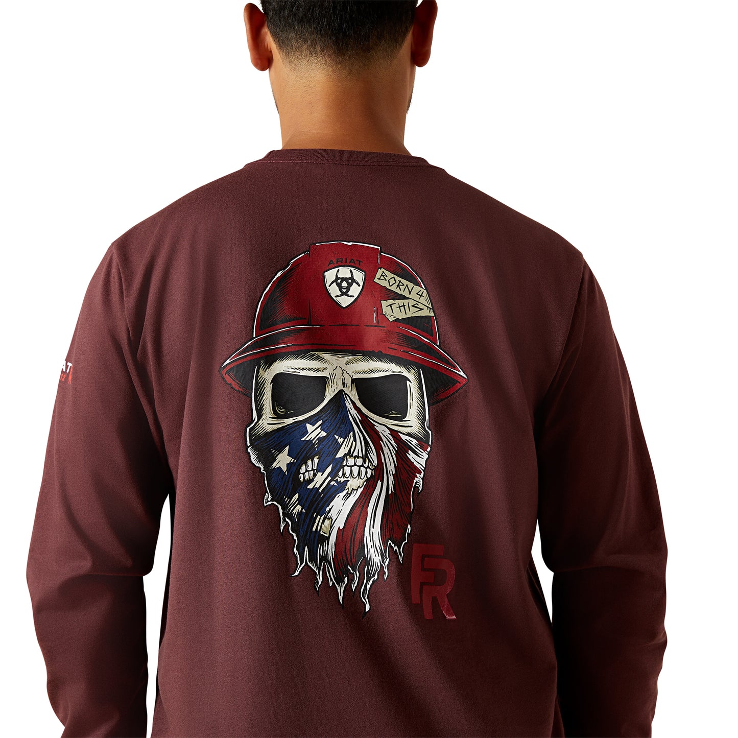 Ariat Men's FR Born For This Bitter Chocolate Work T-Shirt 10062667