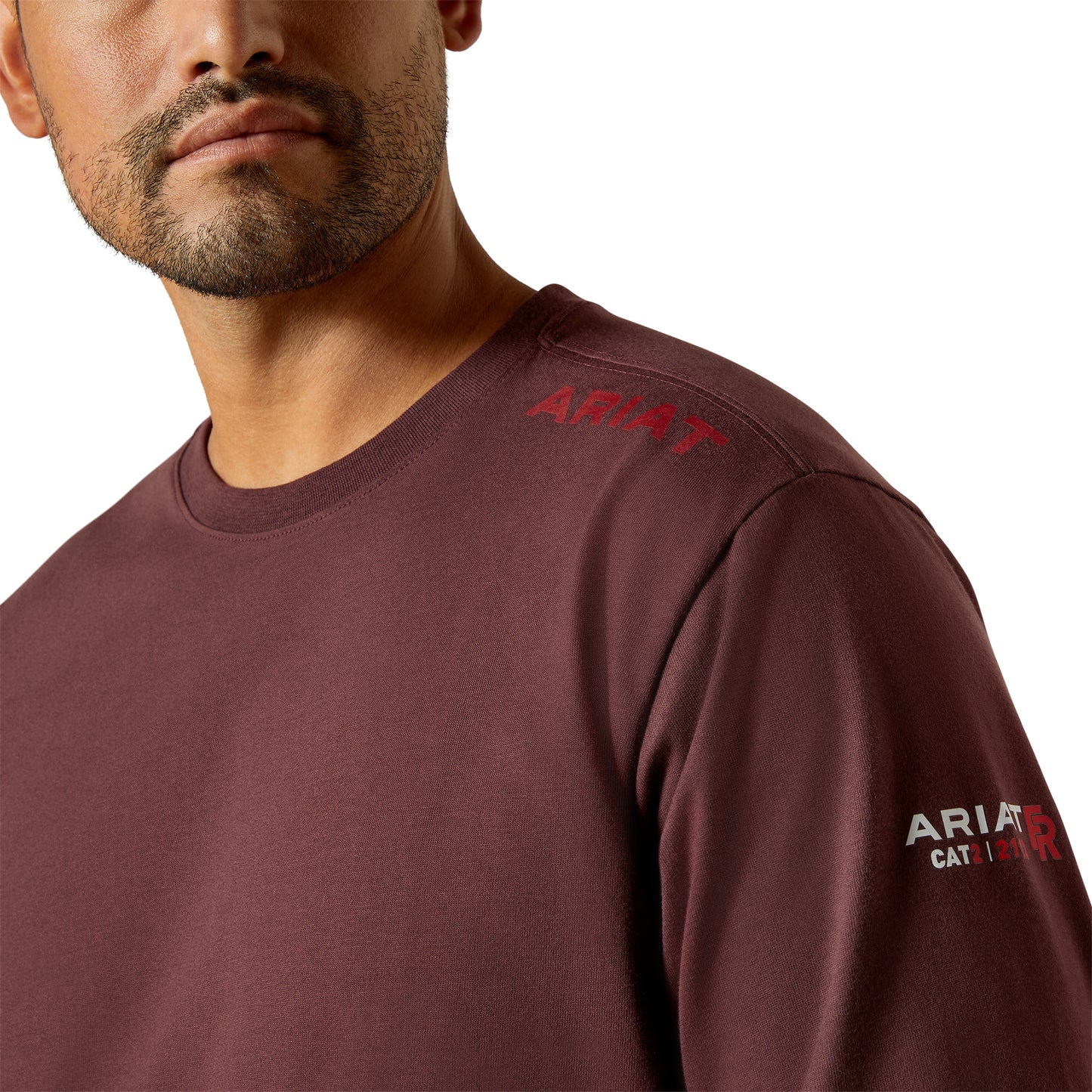 Ariat Men's FR Born For This Bitter Chocolate Work T-Shirt 10062667