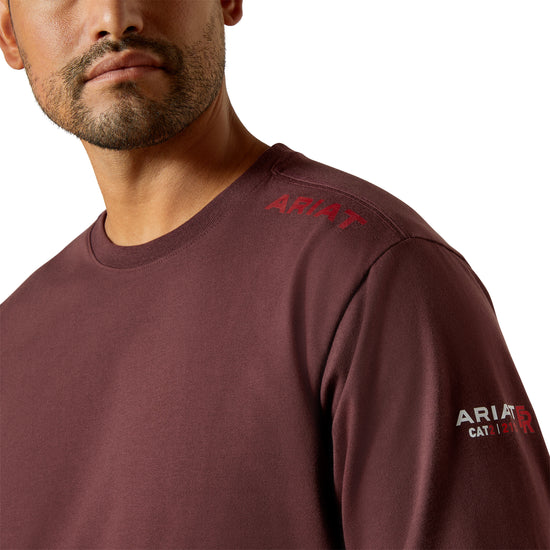 Ariat Men's FR Born For This Bitter Chocolate Work T-Shirt 10062667