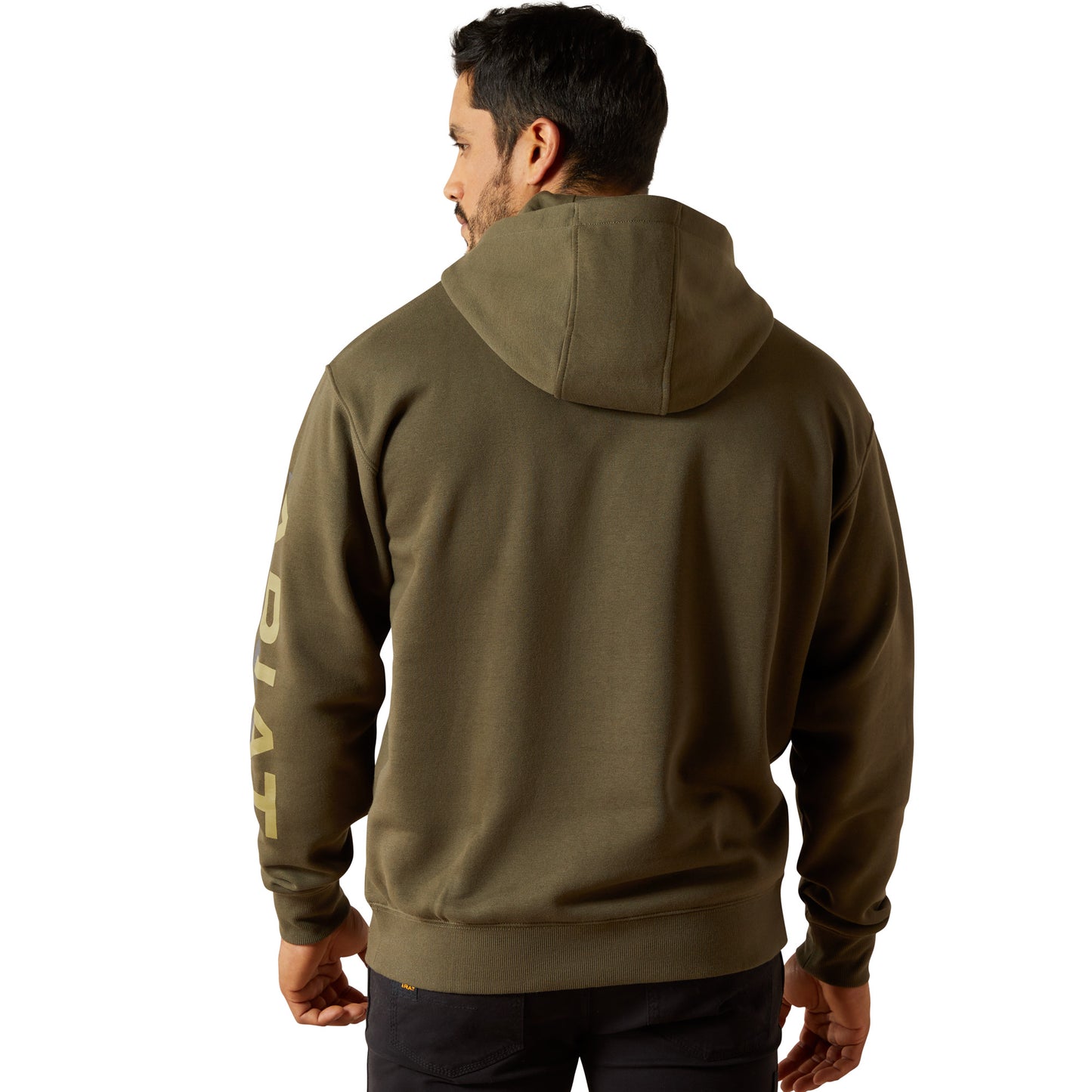 Ariat Men's Rebar Grape Leaf Lightweight Logo Hoodie 10062711