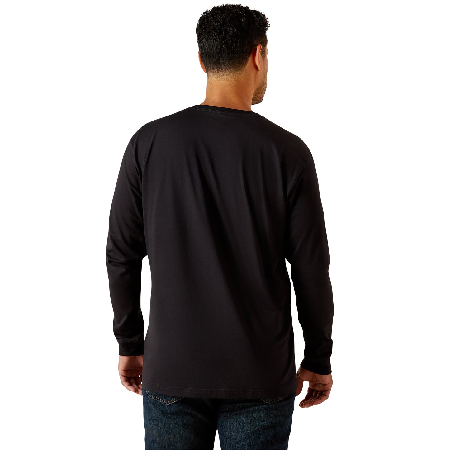 Ariat Men's Rebar Cotton Strong Black Standard Pocket T-Shirt 10062747