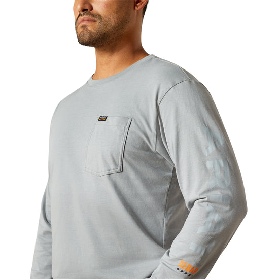 Ariat Men's Rebar Cotton Strong Standard Logo Monument T-Shirt 10062757