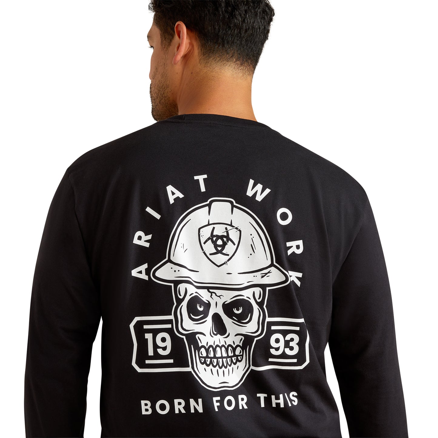 Ariat Men's Rebar Cotton Strong Hardhead Black T-Shirt 10062762