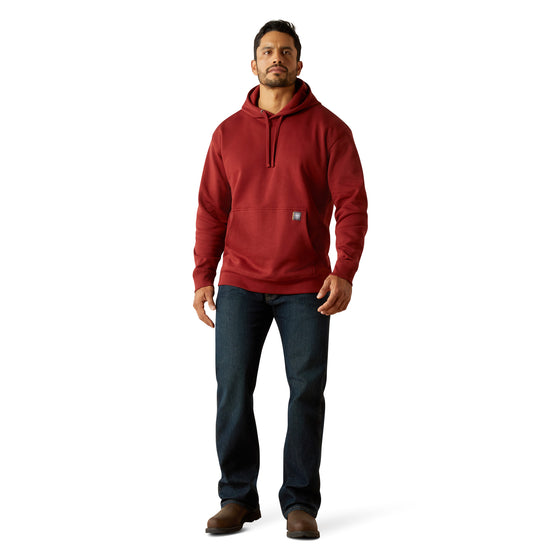 Ariat Men's Rebar Workman Brickyard Russet Brown Hoodie 10063149