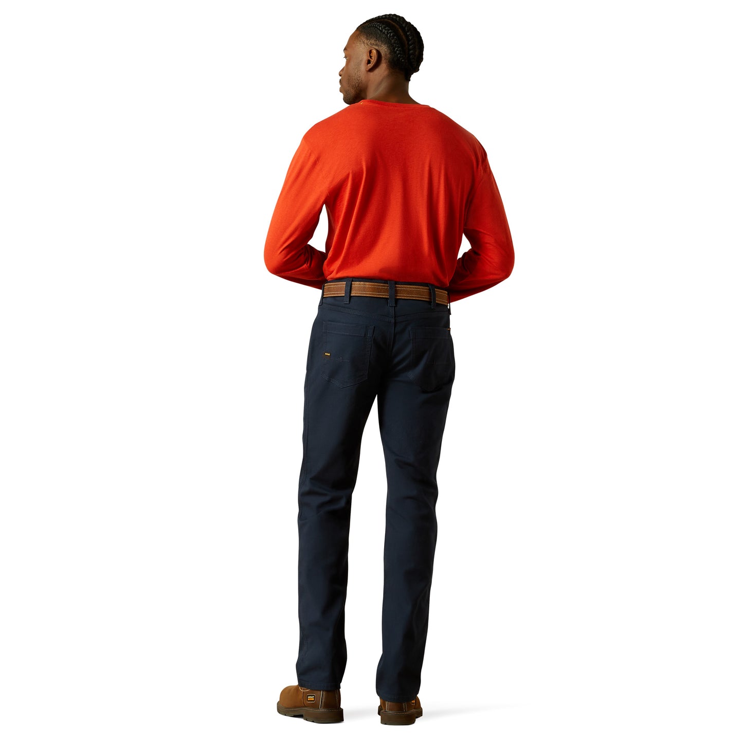 Ariat Men's Rebar M5 Straight Made Tough Dark Navy Work Pants 10063797